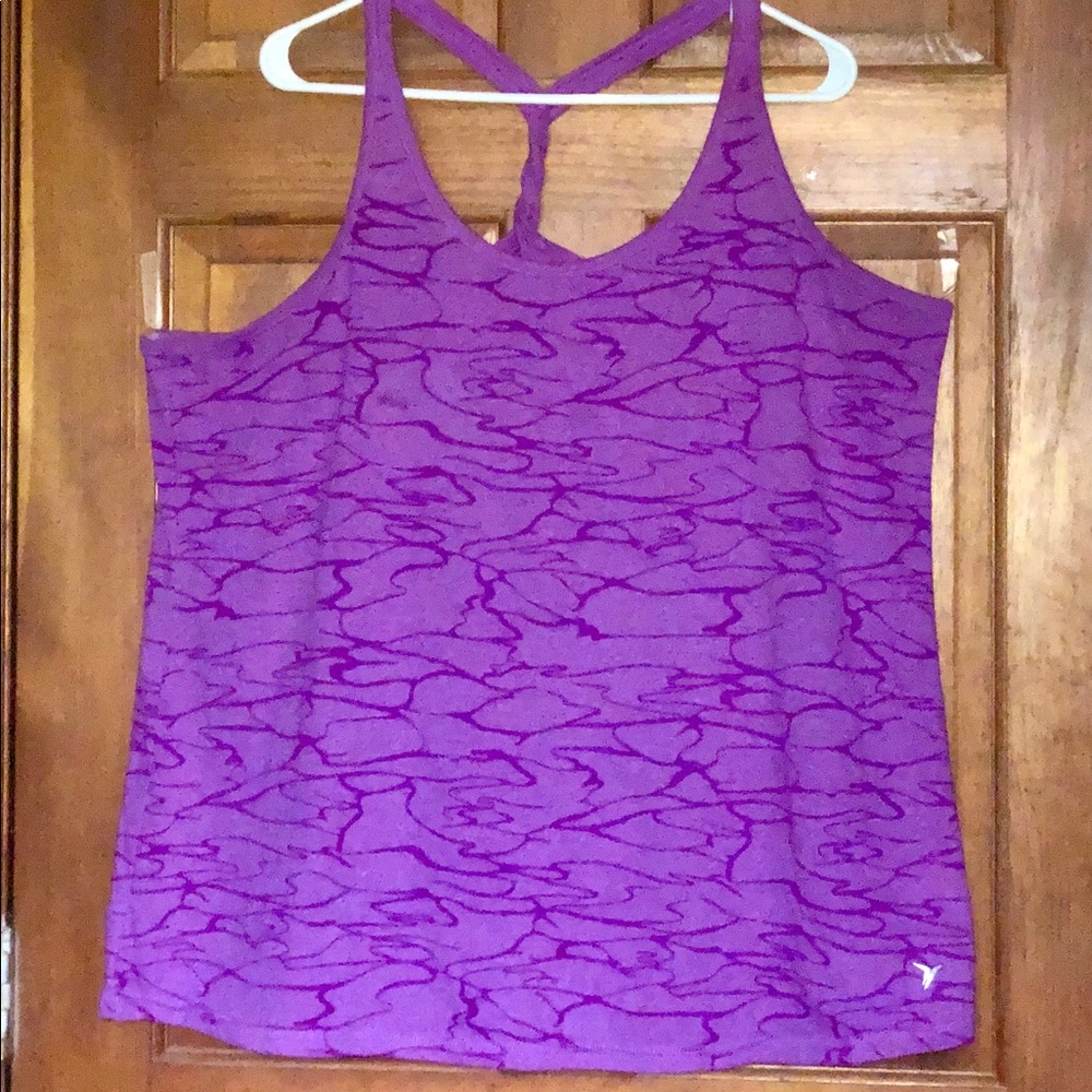 Old Navy Purple workout tank top 2X